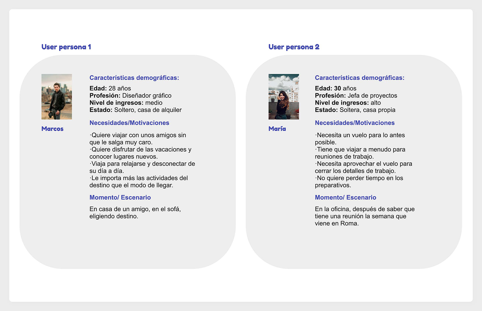 User Persona del proyecto